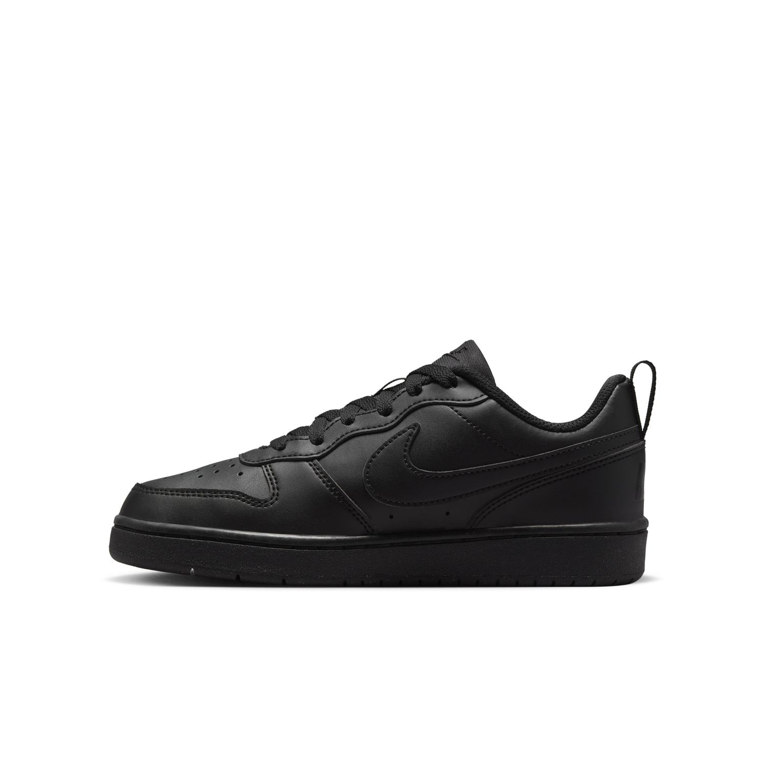 Sapatilhas de Menino Casual Court Borough Low Recraft (GS) Preto-2