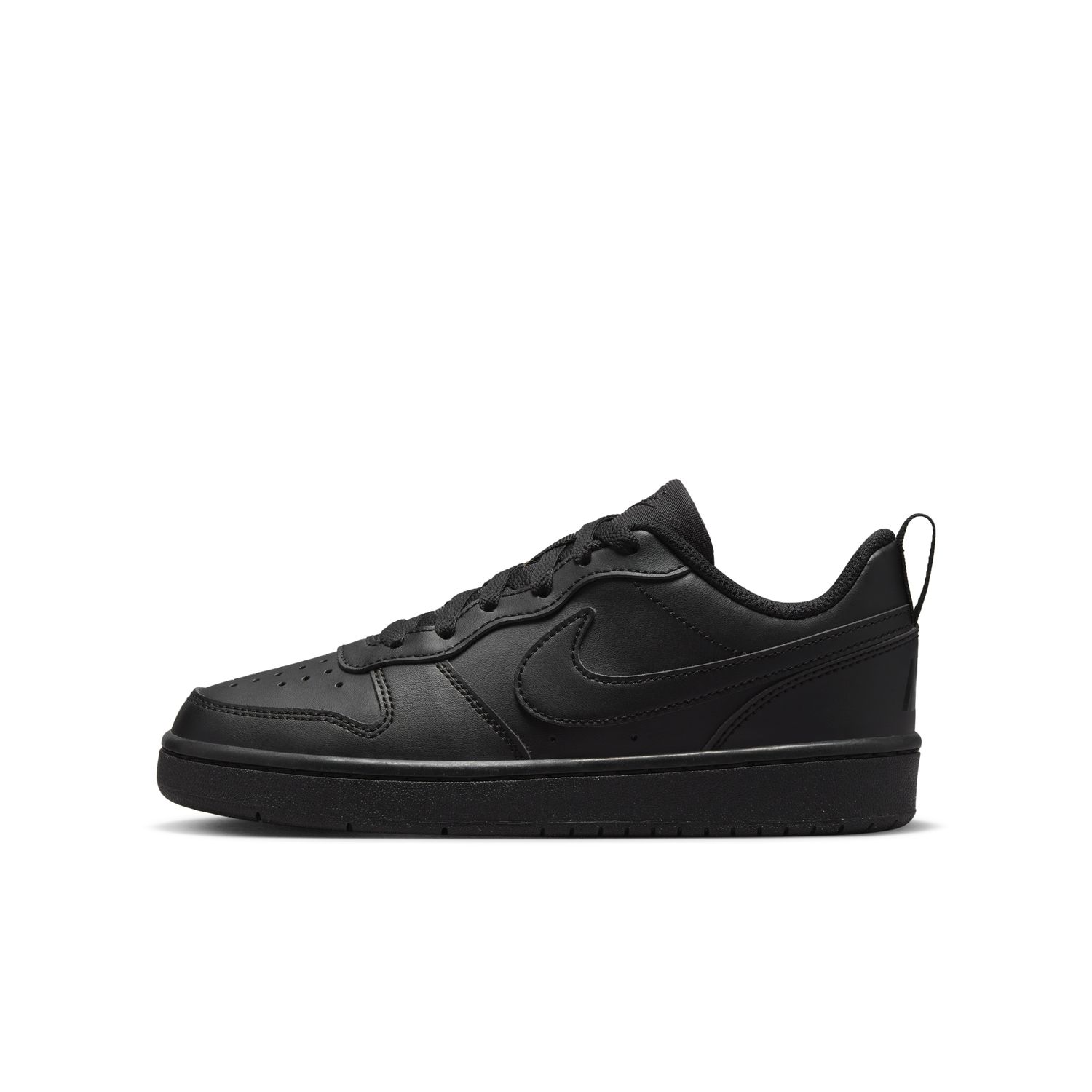 Sapatilhas de Menino Casual Court Borough Low Recraft (GS) Preto-4