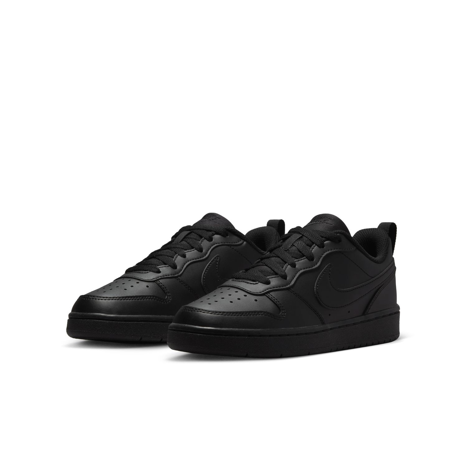 Sapatilhas de Menino Casual Court Borough Low Recraft (GS) Preto-6