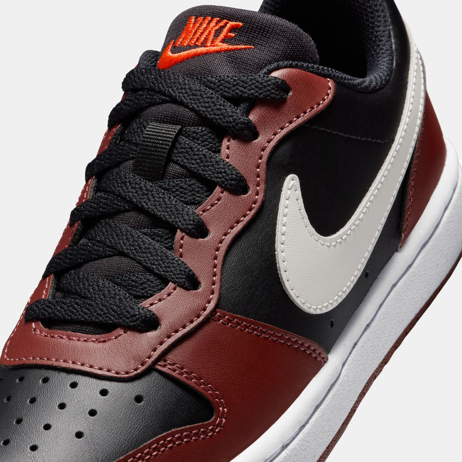 Sapatilhas Casual de Menino Court Borough Low Recraft (GS) Preto-9