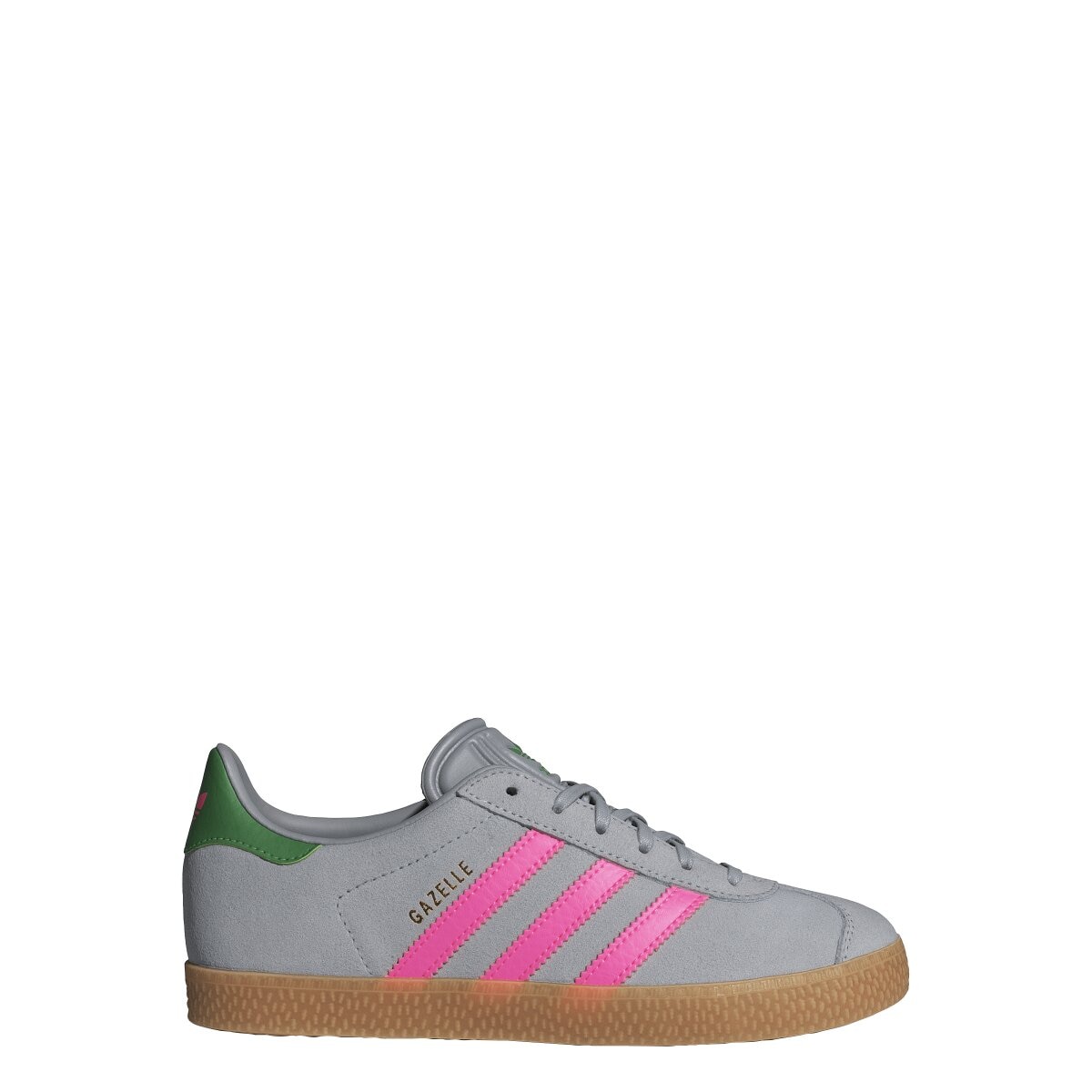 adidas gazelle silver green womens Adidas Gazelle Spikeless Golf Shoes Grey Two/White – Golf Discount main image 1