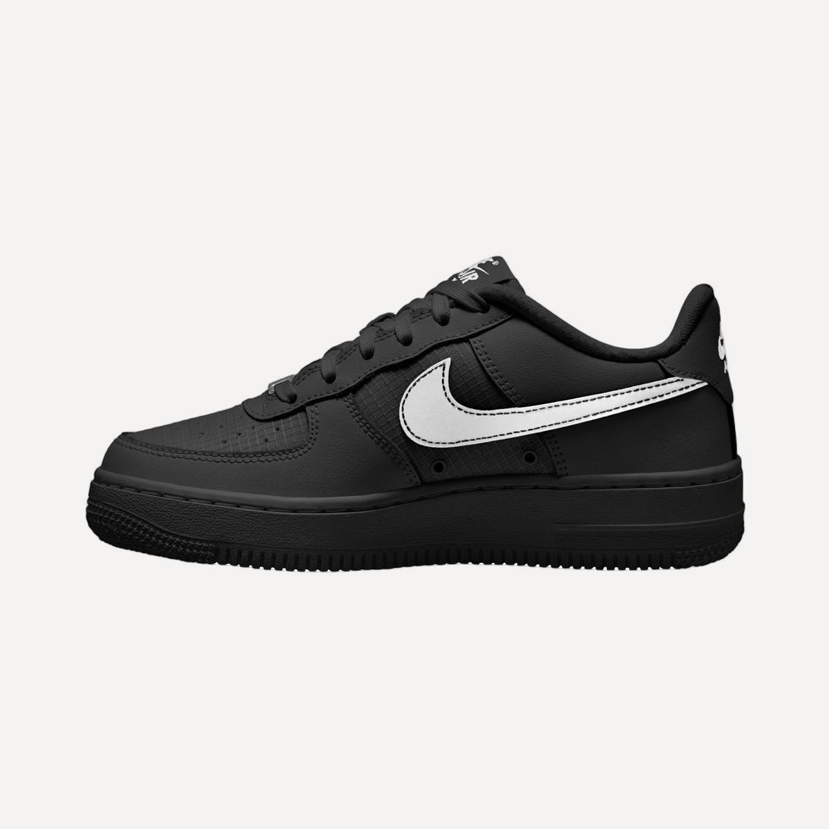 Sapatilhas Casual de Criança Air Force 1 Tech (GS) Preto-2