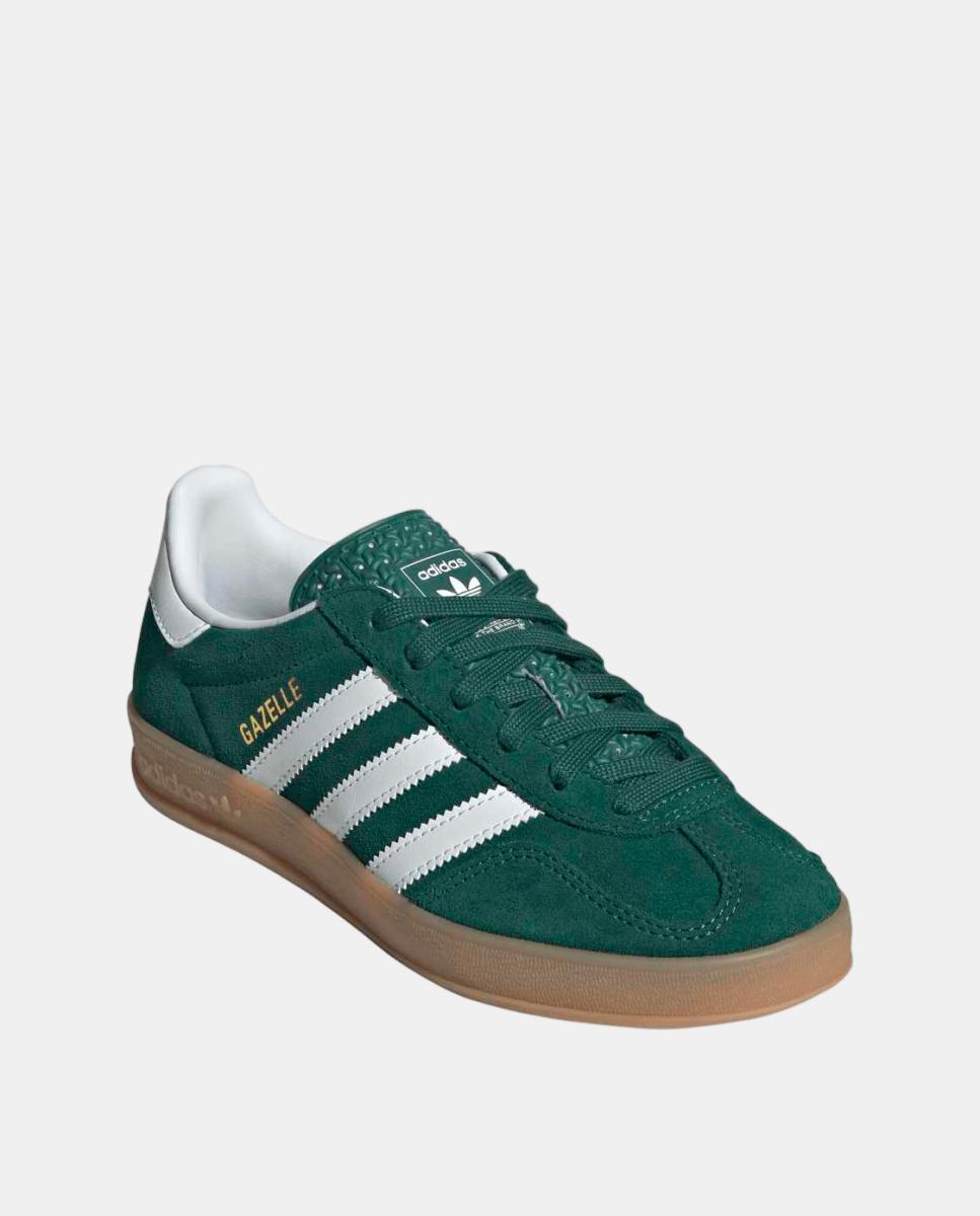 Sapatilhas de Casual de criança GAZELLE INDOOR J Adidas Verde-2
