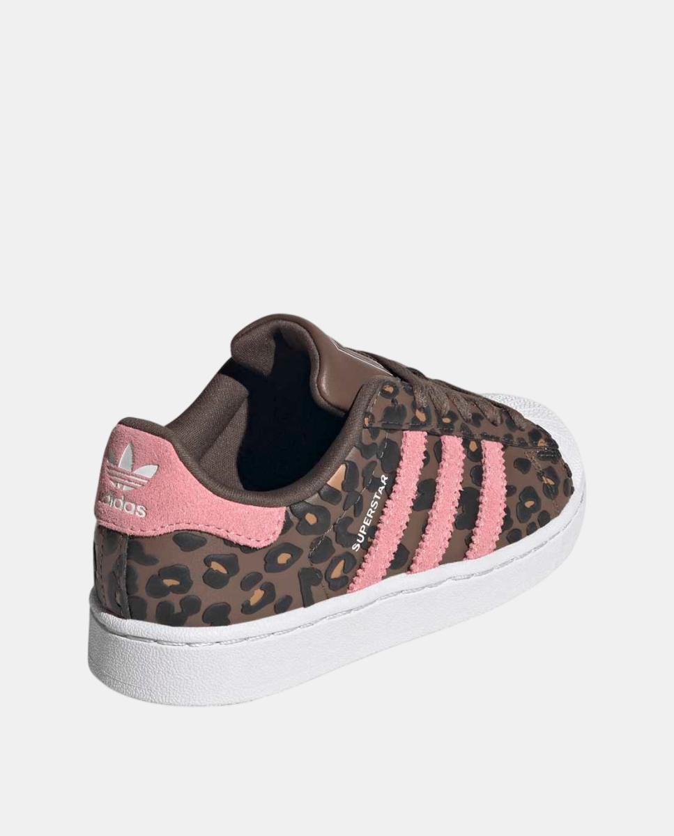 Sapatilhas Casual de crianças SUPERSTAR II C Adidas Castanho-5