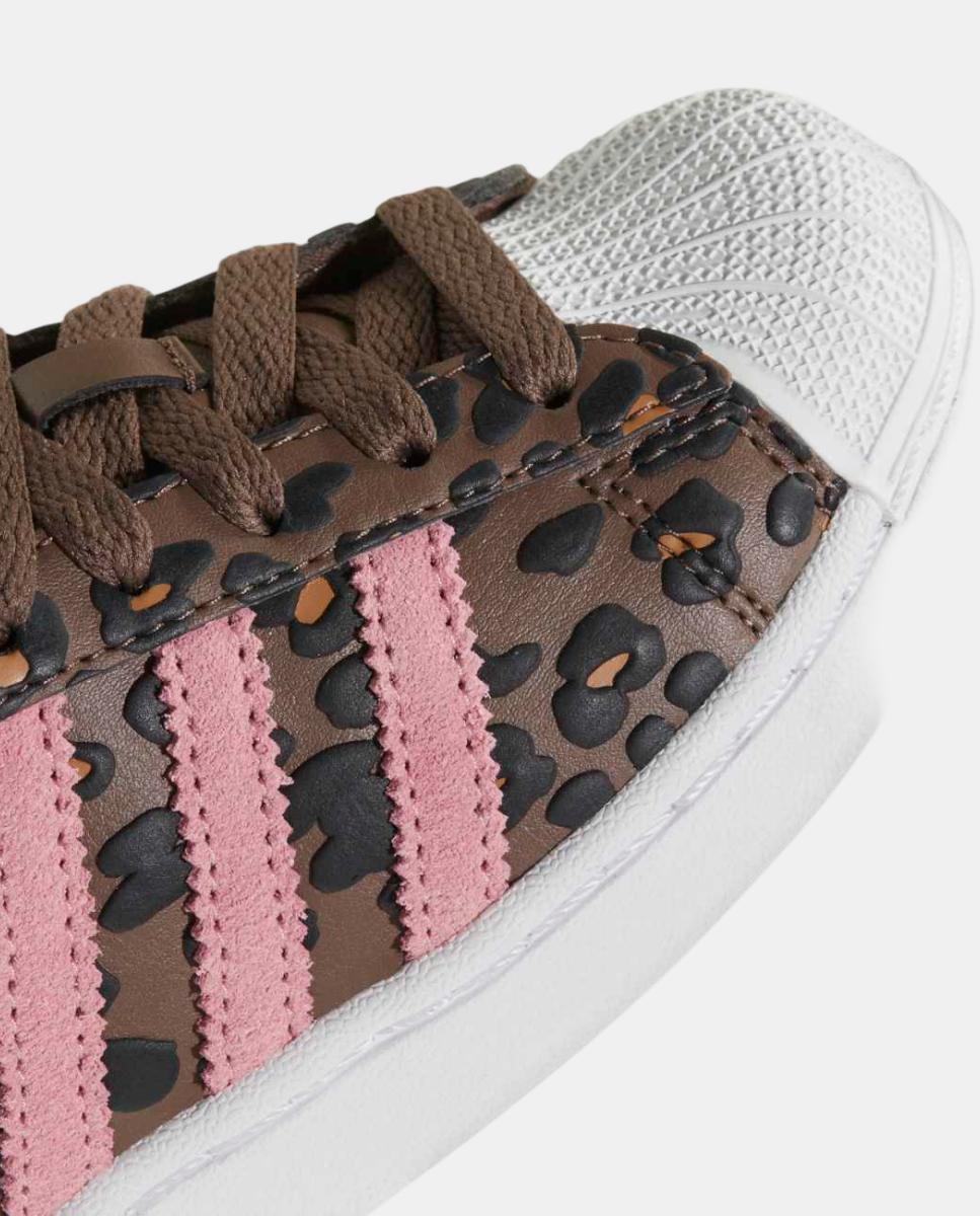 Sapatilhas Casual de crianças SUPERSTAR II C Adidas Castanho-7