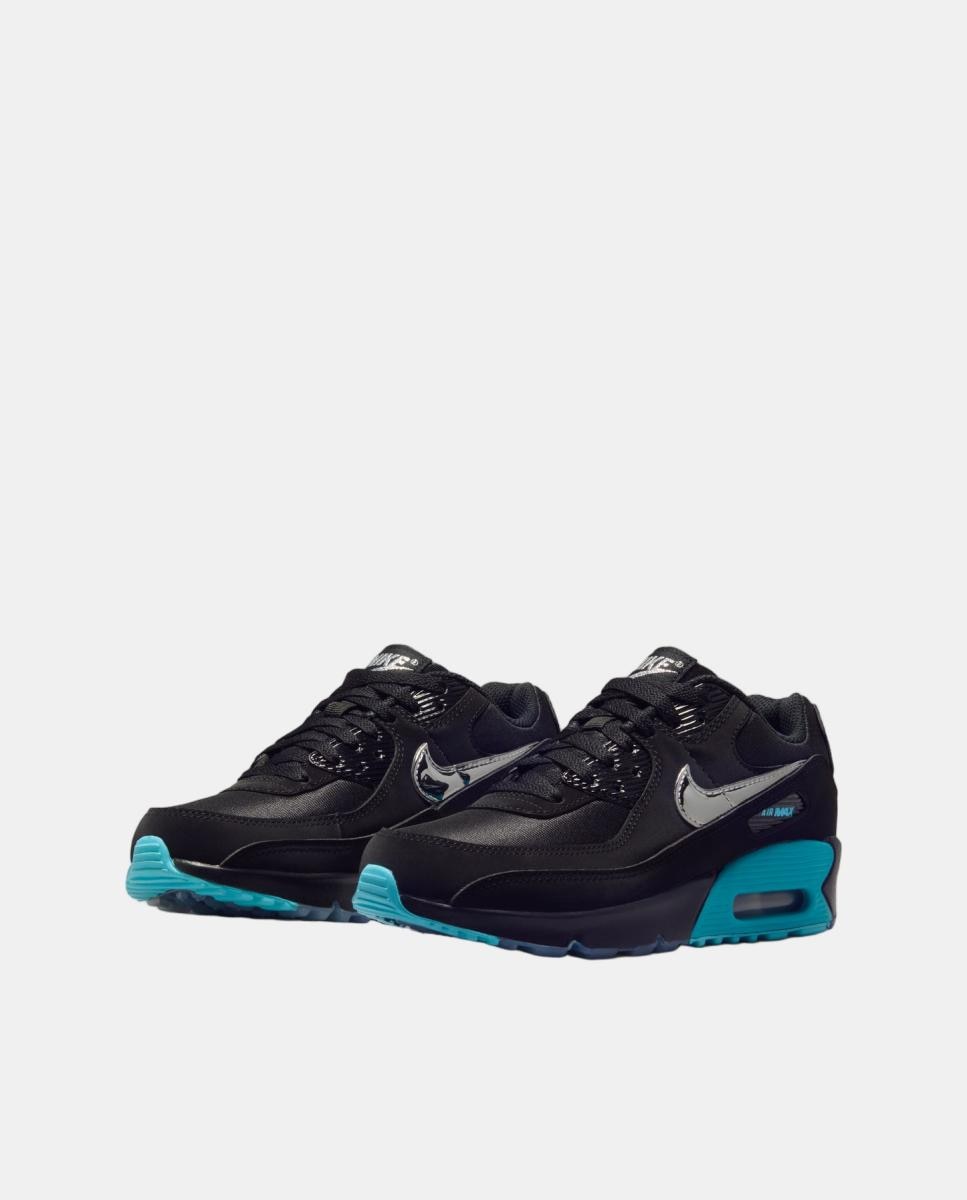 Sapatilhas Casual de Menino Air Max 90 SE (GS) Preto / Cinzento-2