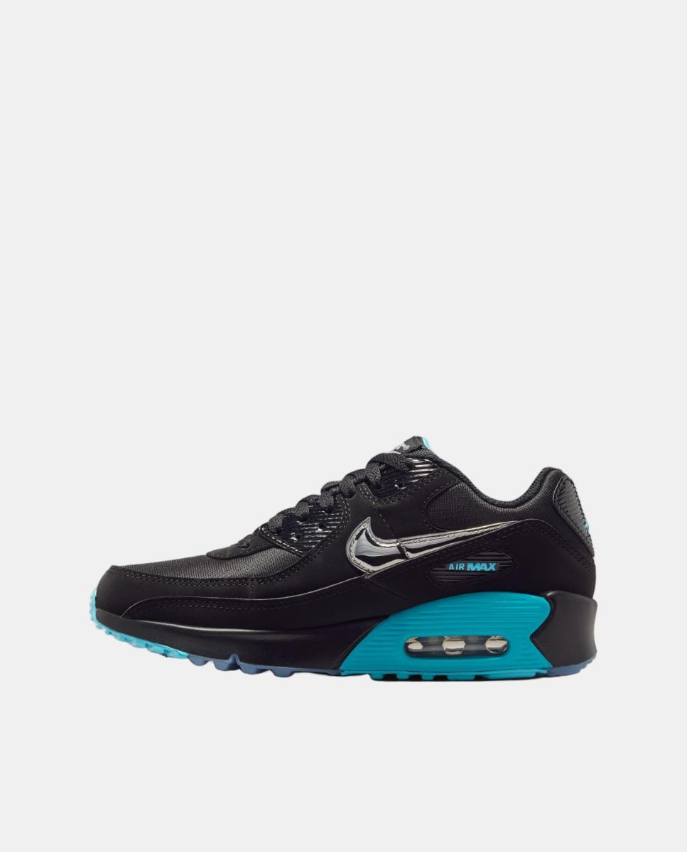 Sapatilhas Casual de Menino Air Max 90 SE (GS) Preto / Cinzento-4