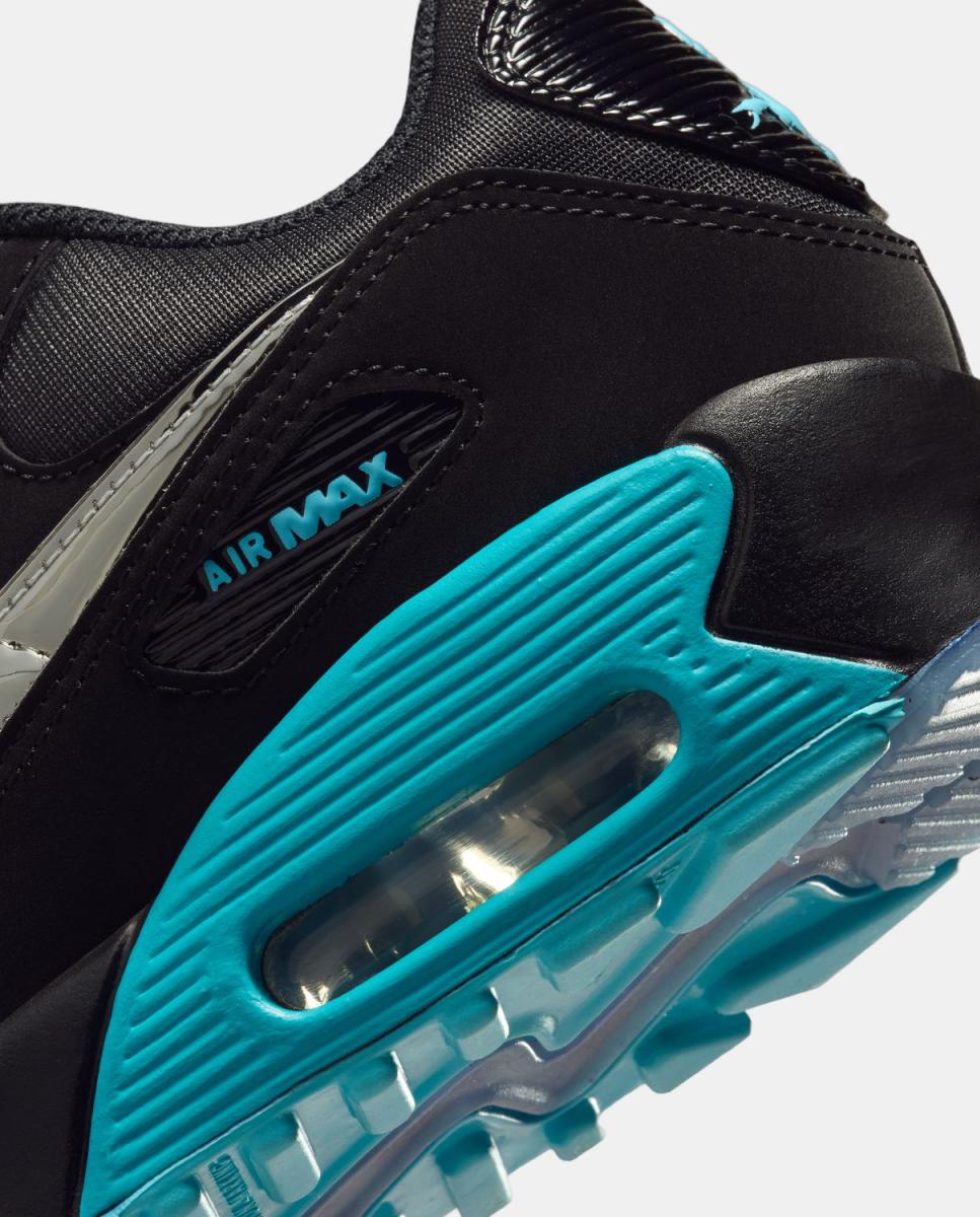 Sapatilhas Casual de Menino Air Max 90 SE (GS) Preto / Cinzento-8