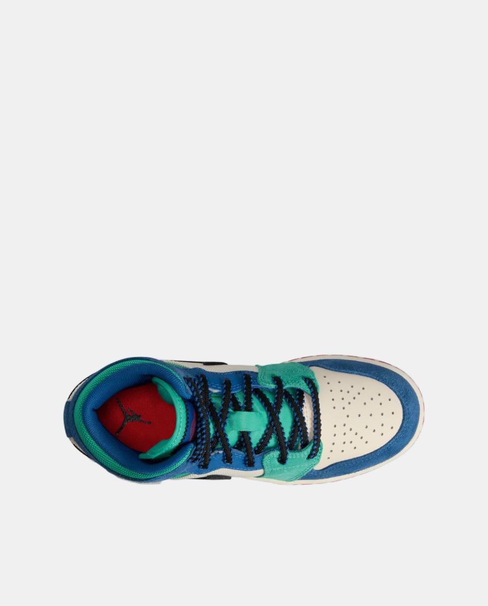 Imagen 5 de Zapatillas de Casual para Niño AIR JORDAN 1 MID SE (GS) Jordan - Blanco Blanco