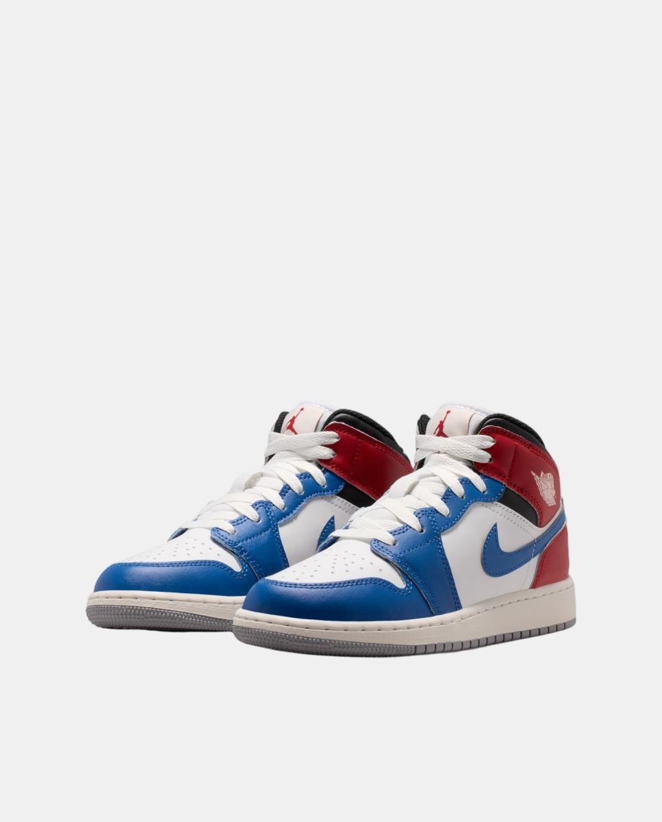 Sapatilhas Casual Para Criança Air Jordan 1 Mid (Gs) Jordan Azul-2