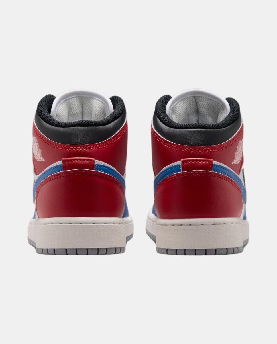 Sapatilhas Casual Para Criança Air Jordan 1 Mid (Gs) Jordan Azul-5