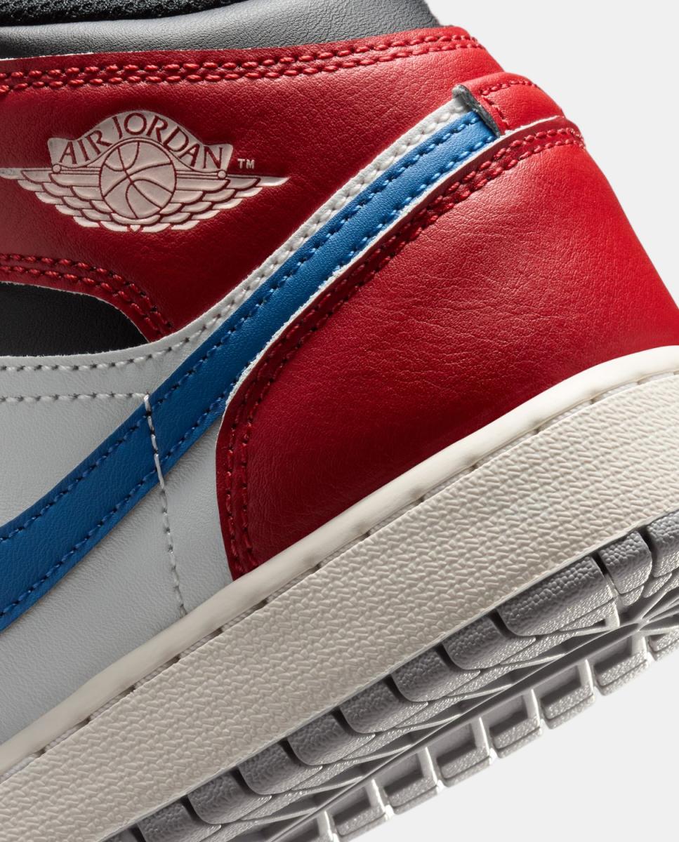 Sapatilhas Casual Para Criança Air Jordan 1 Mid (Gs) Jordan Azul-9