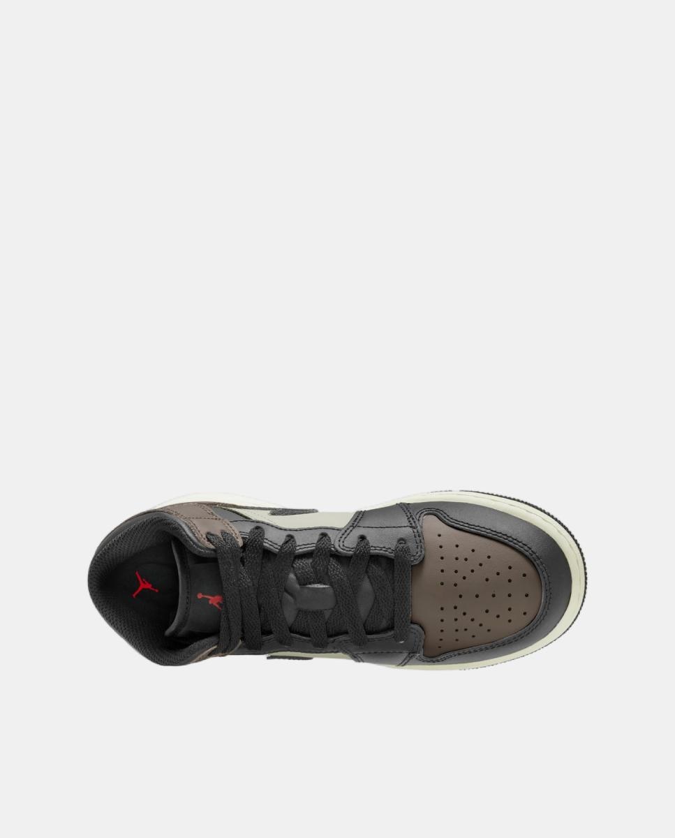 Imagen 5 de Zapatillas de Casual para Niño AIR JORDAN 1 MID (GS) Jordan - Negro Negro