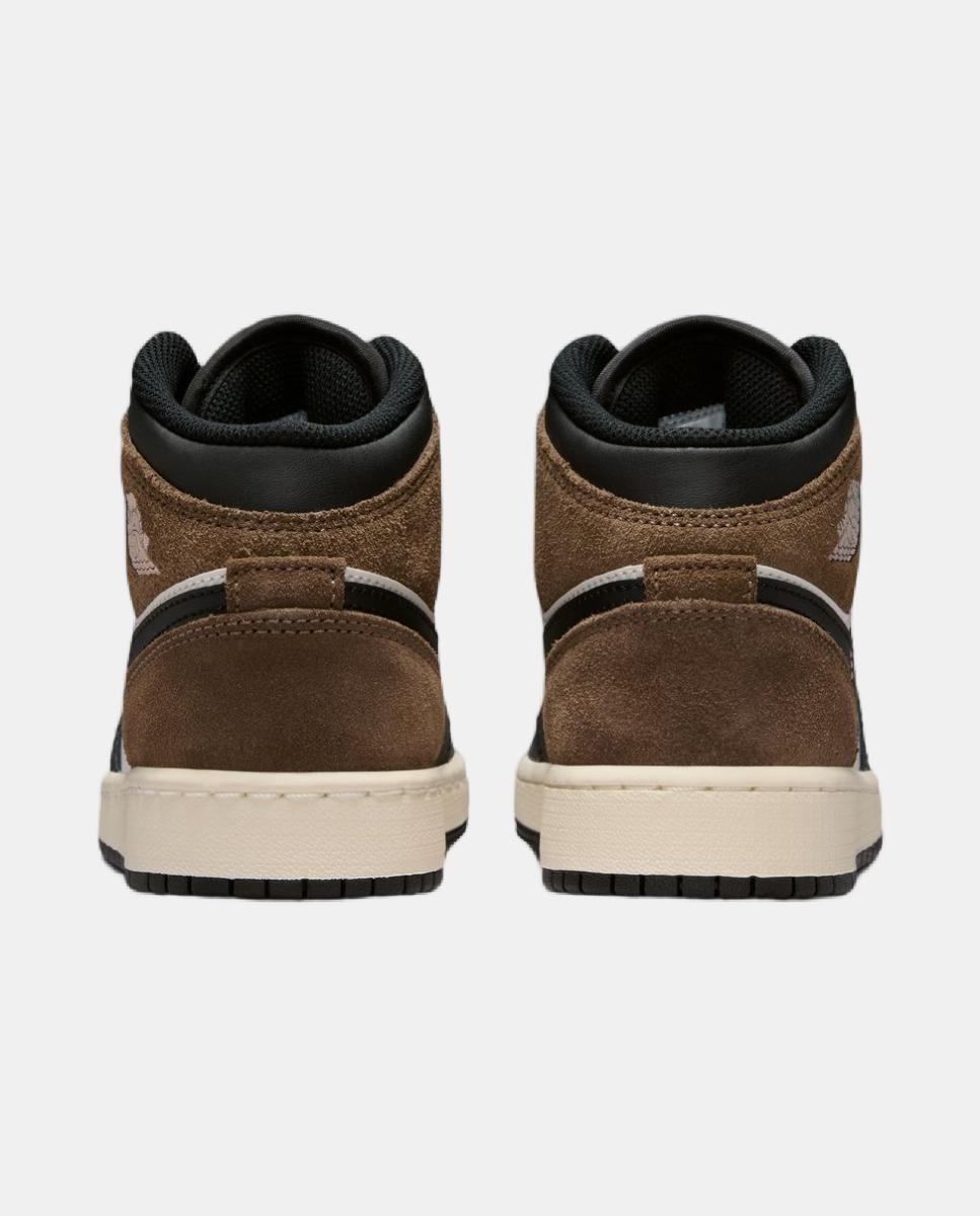 Imagen 6 de Zapatillas de Casual para Niño AIR JORDAN 1 MID (GS) Jordan - Negro Negro