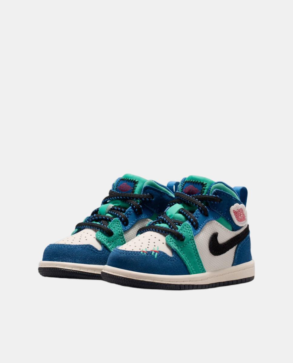 Sapatilhas Casual de Menino 1 Mid SE Branco-2
