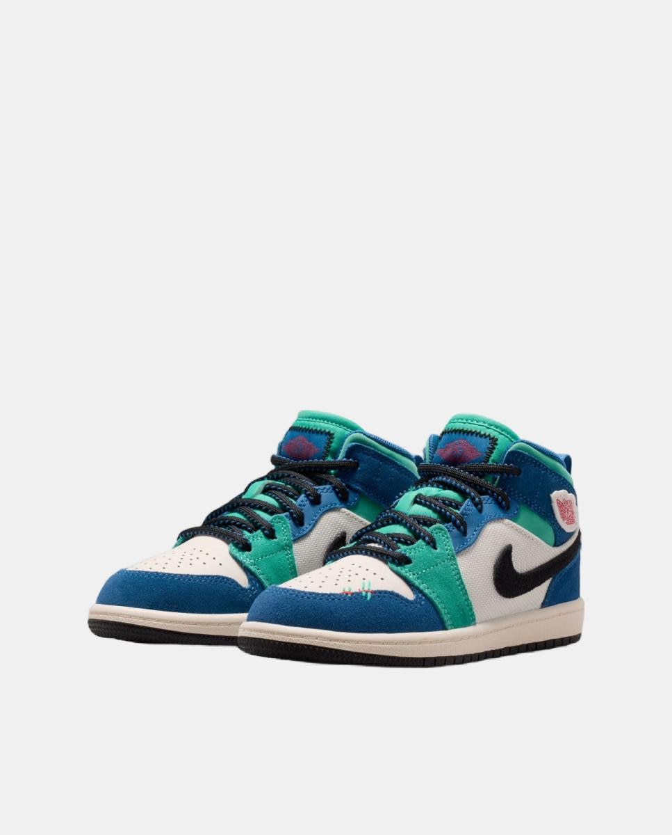 Sapatilhas Casual de Menino 1 MID SE (PS) Branco-2