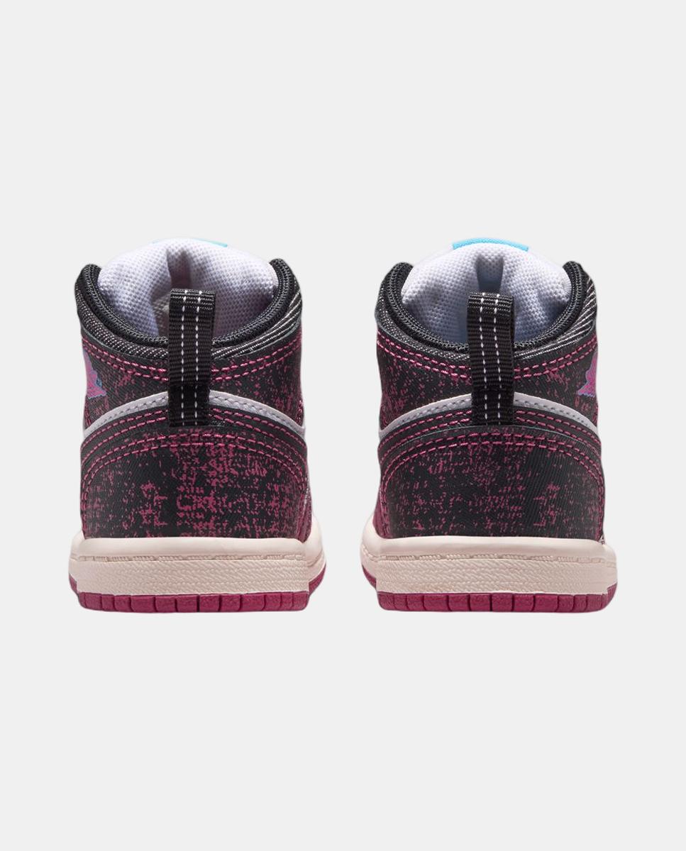 Sapatilhas Casual Para Criança Jordan 1 Mid Se (Td) Jordan Vermelho-5