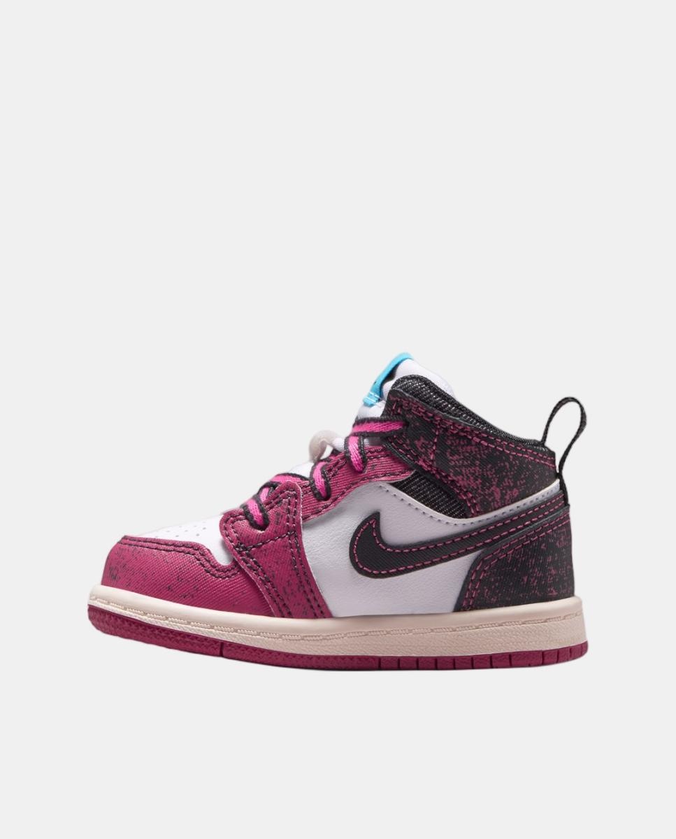 Sapatilhas Casual Para Criança Jordan 1 Mid Se (Td) Jordan Vermelho-7