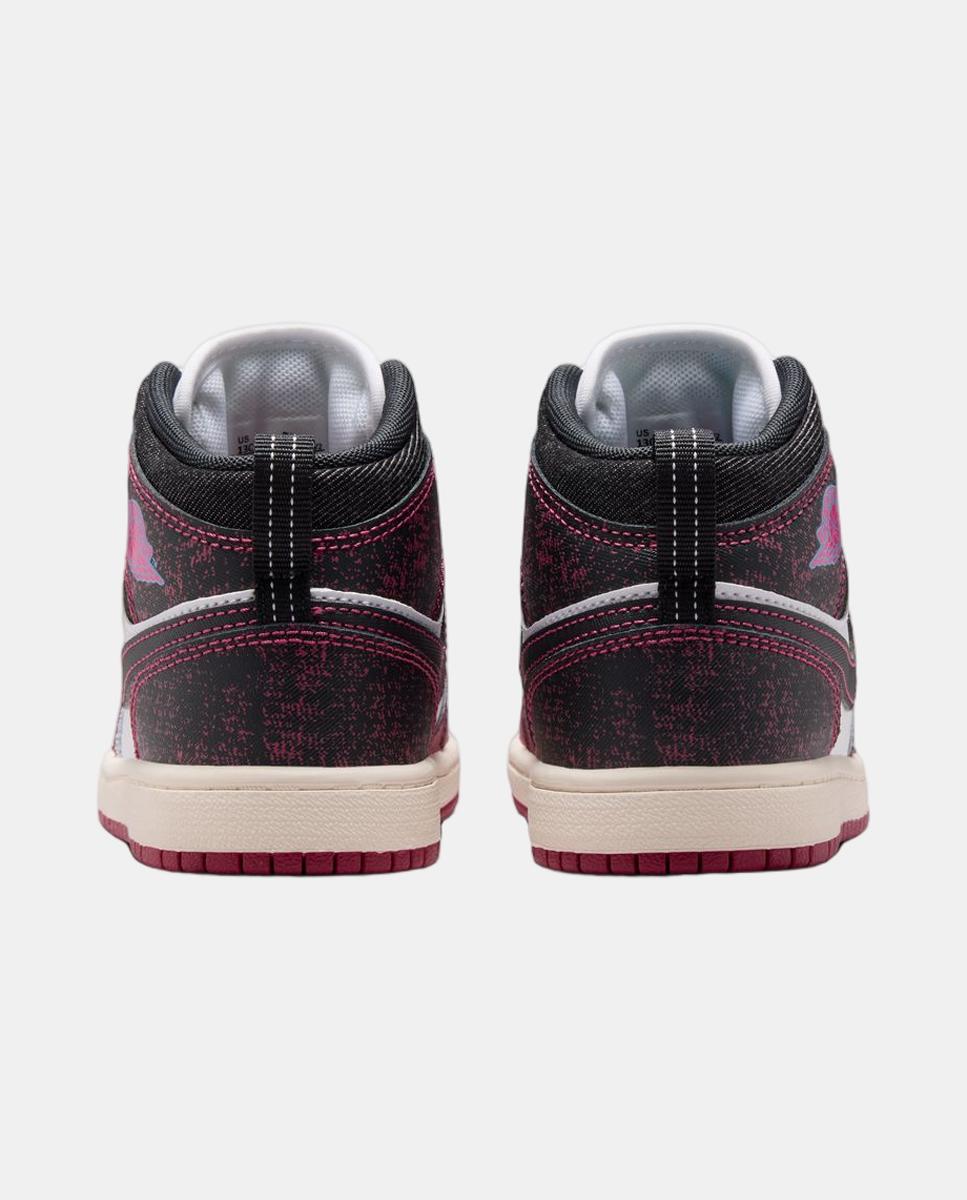 Sapatilhas Casual Para Criança Jordan 1 Mid Se (Ps) Jordan Vermelho-5