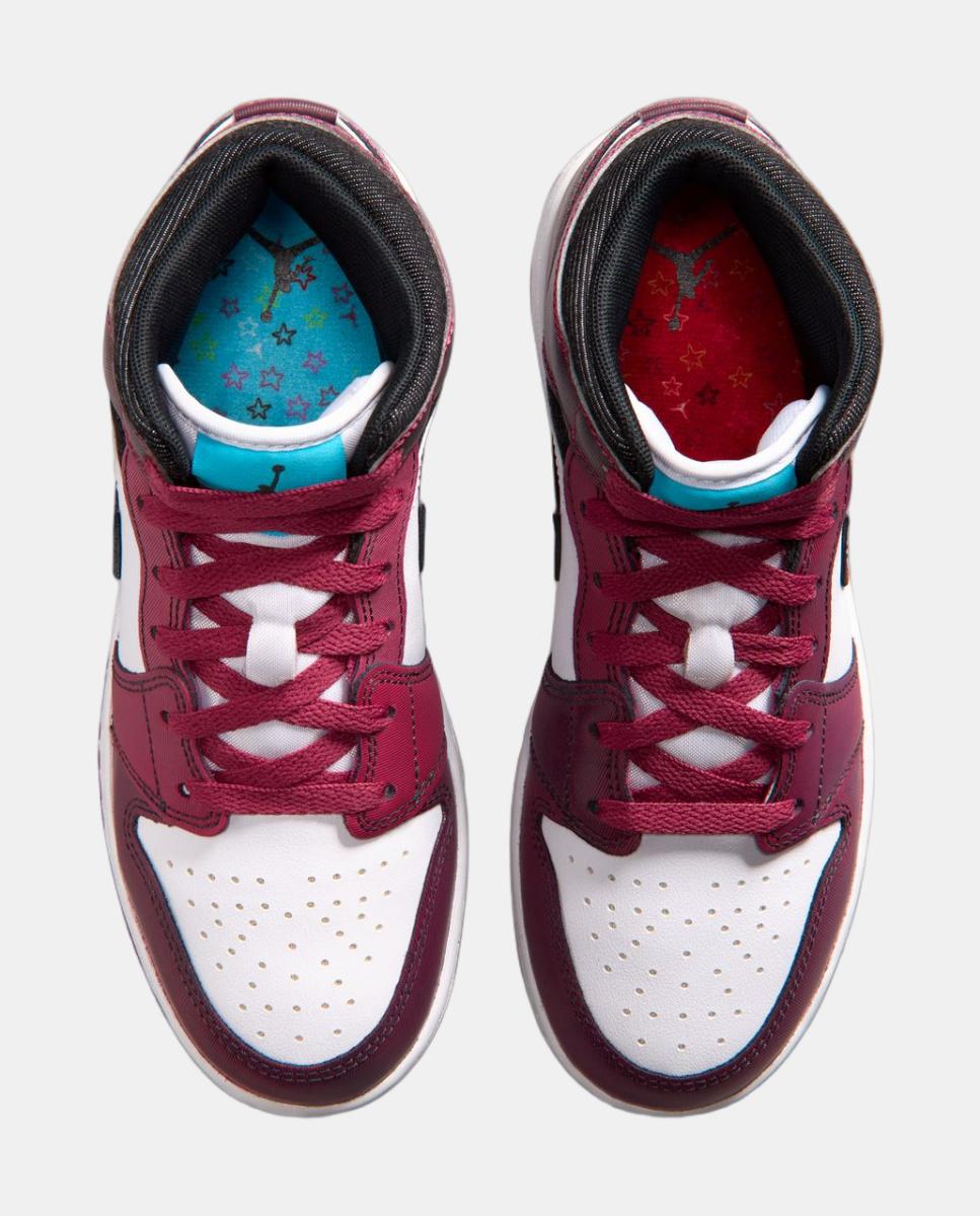 Sapatilhas Casual Para Criança Air Jordan 1 Mid Se (Gs) Jordan Vermelho-3