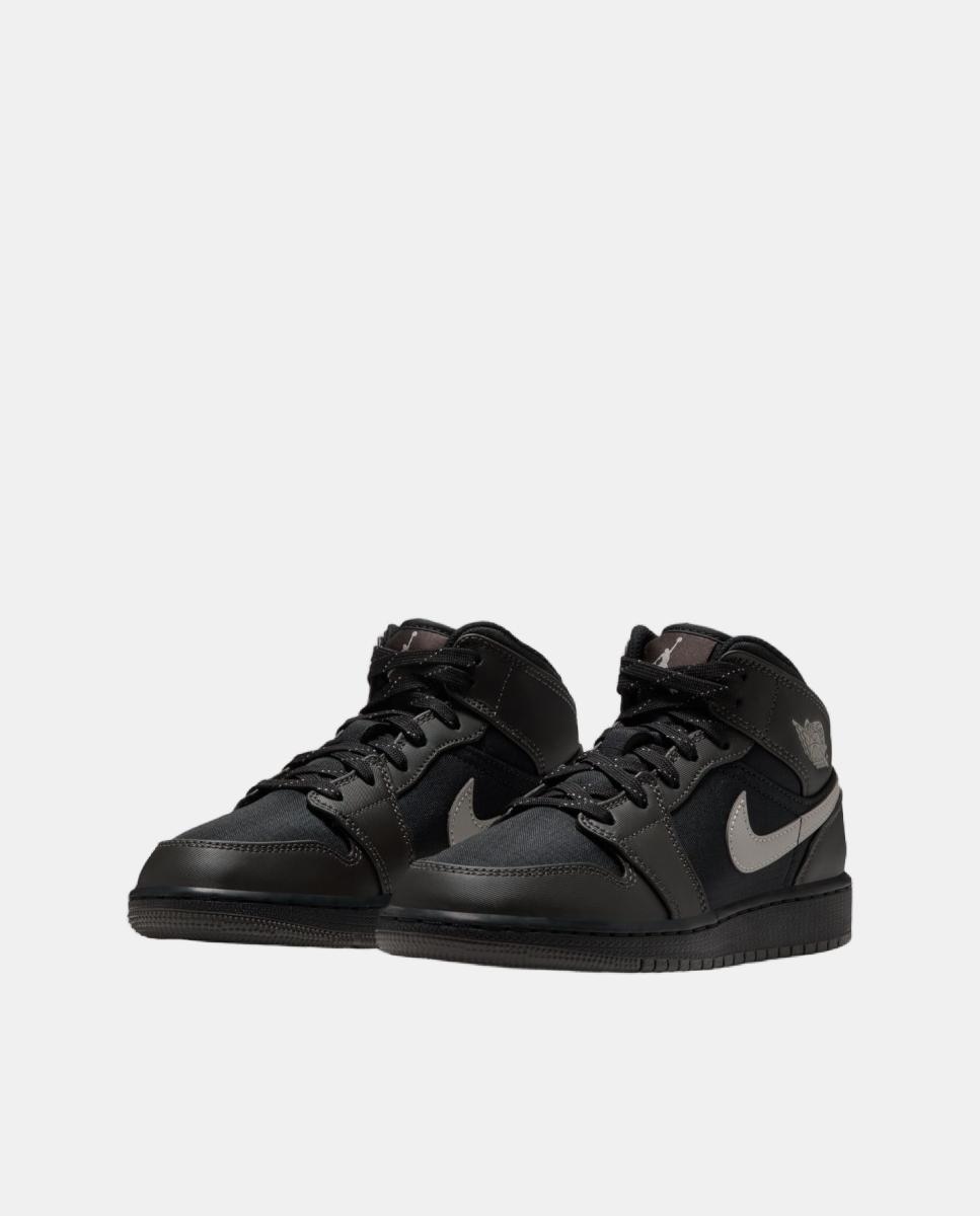 Zapatillas Casual de Niño AIR JORDAN 1 MID UTILITY GS Jordan - Negro Negro-2