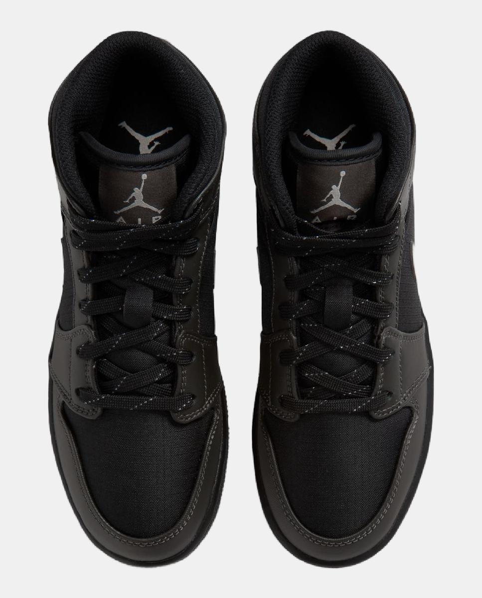 Zapatillas Casual de Niño AIR JORDAN 1 MID UTILITY GS Jordan - Negro Negro-3