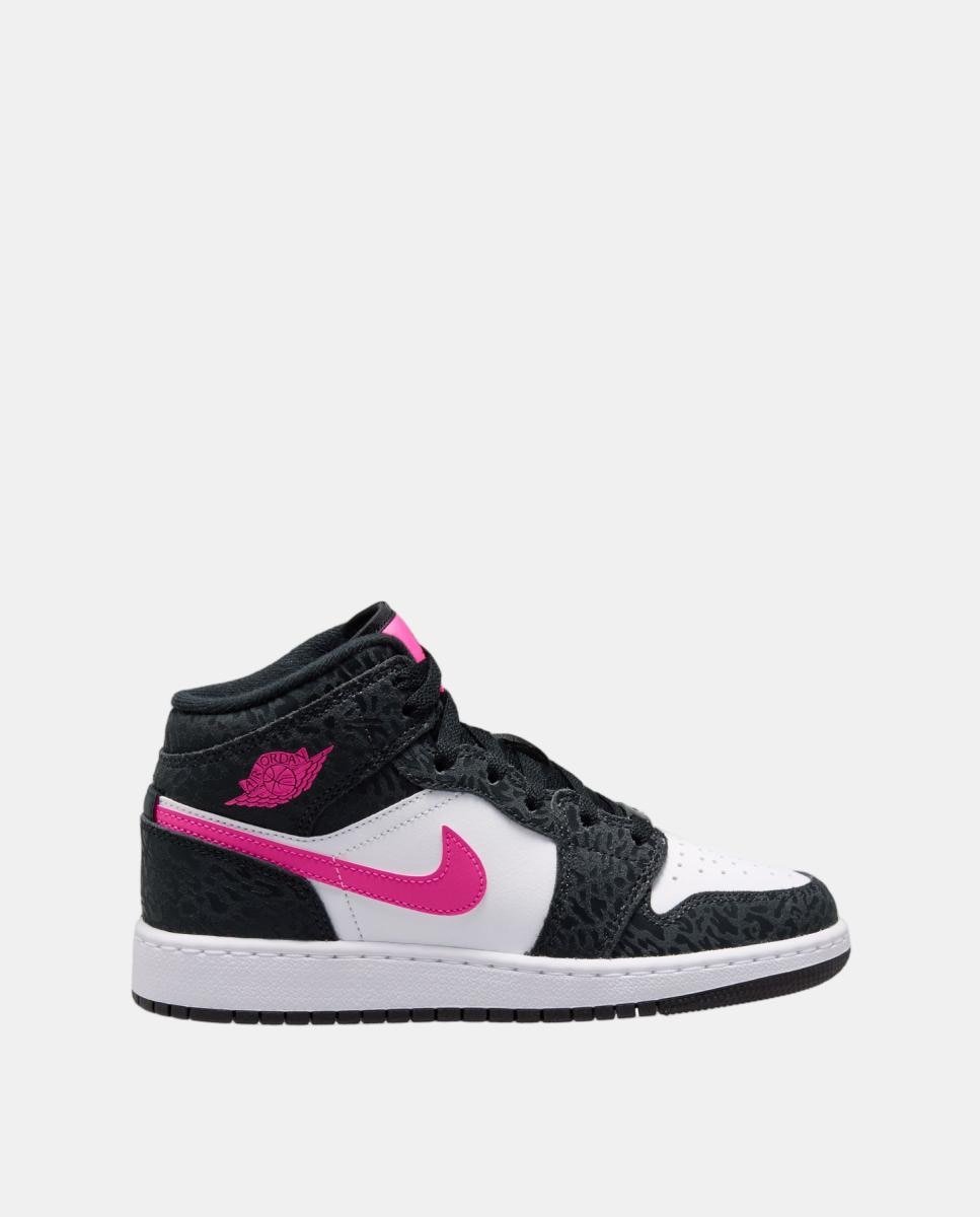 Imagen 1 de Zapatillas Casual de Niño AIR JORDAN 1 MID SE (GS) Jordan - Negro Negro