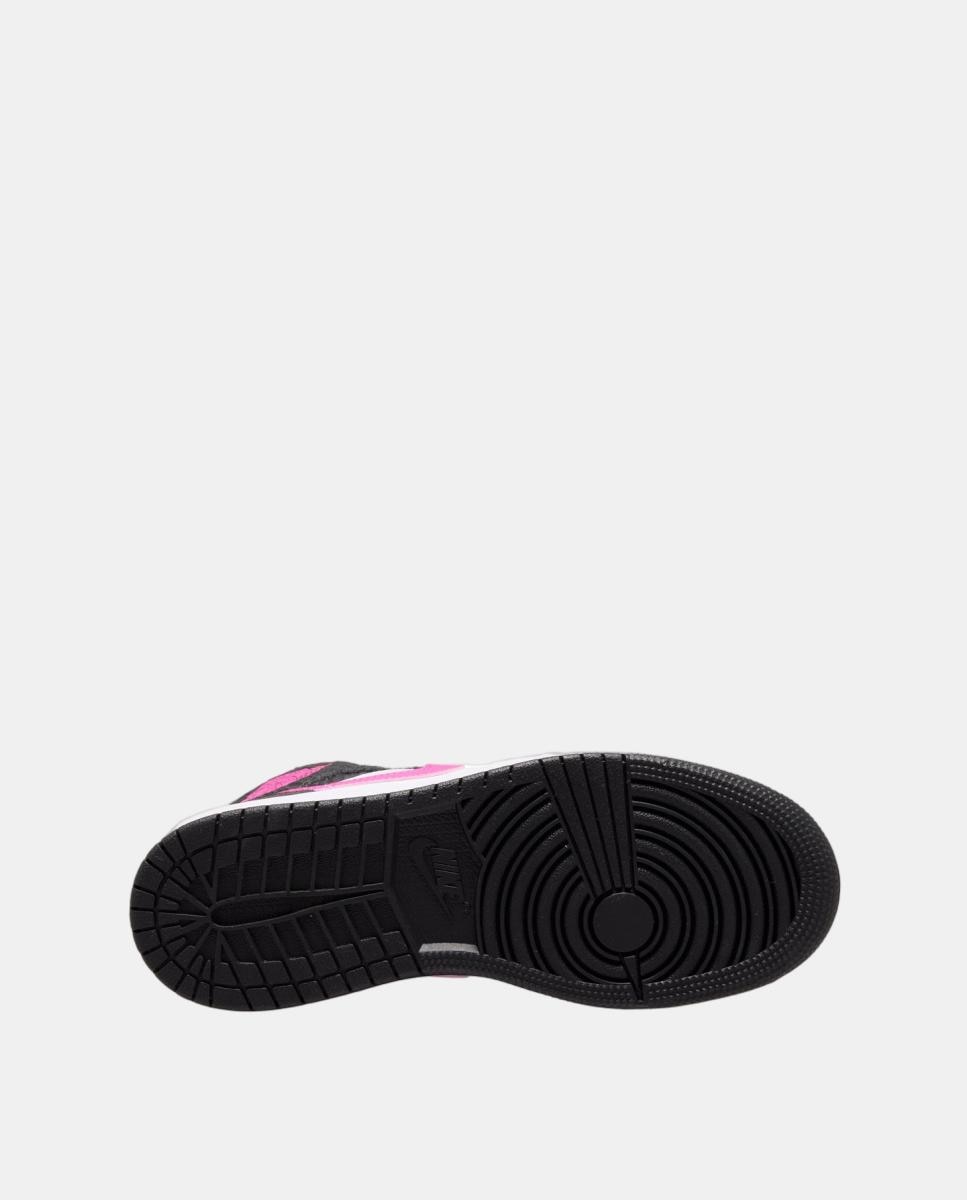 Imagen 4 de Zapatillas Casual de Niño AIR JORDAN 1 MID SE (GS) Jordan - Negro Negro