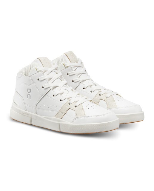 Zapatillas casual de mujer The Roger Clubhouse Mid On - Blanco Blanco-2