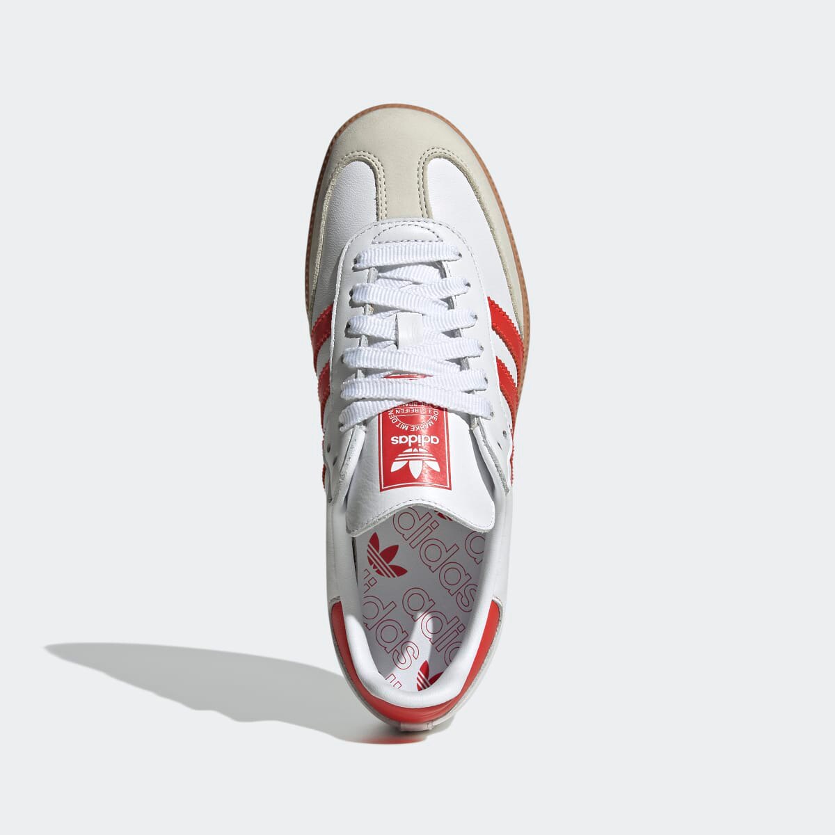 Sapatilhas Casual de Mulher Samba Og W Originals Branco / Vermelho-3