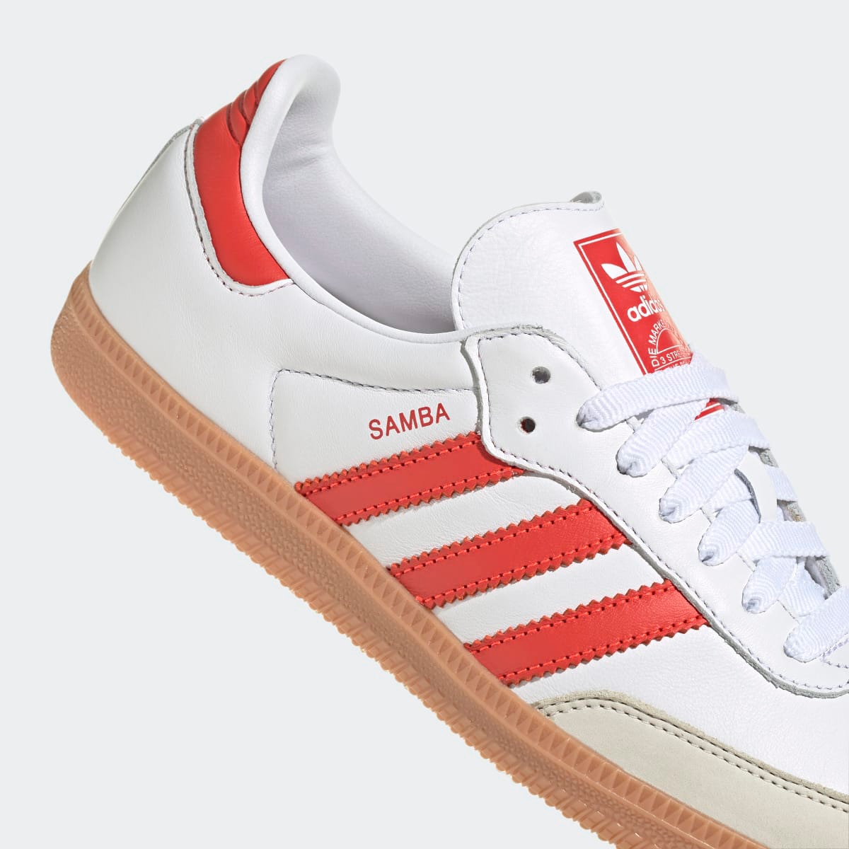 Sapatilhas Casual de Mulher Samba Og W Originals Branco / Vermelho-8