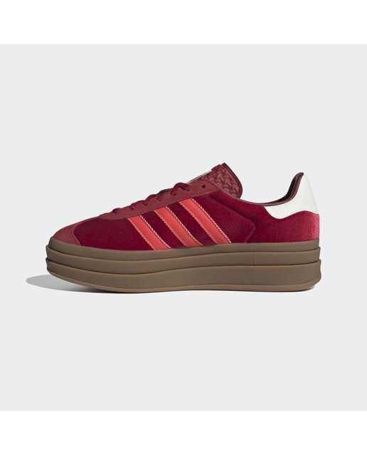 Sapatilhas Casual de Mulher Gazelle Bold W Originals Vermelho-4
