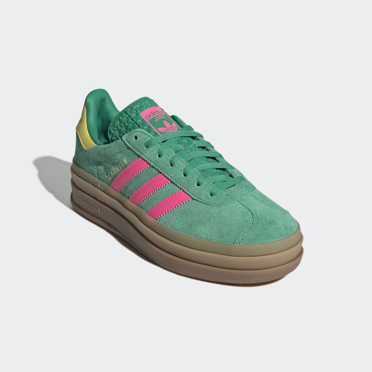 adidas gazelle silver green womens Adidas Gazelle Spikeless Golf Shoes Grey Two/White – Golf Discount