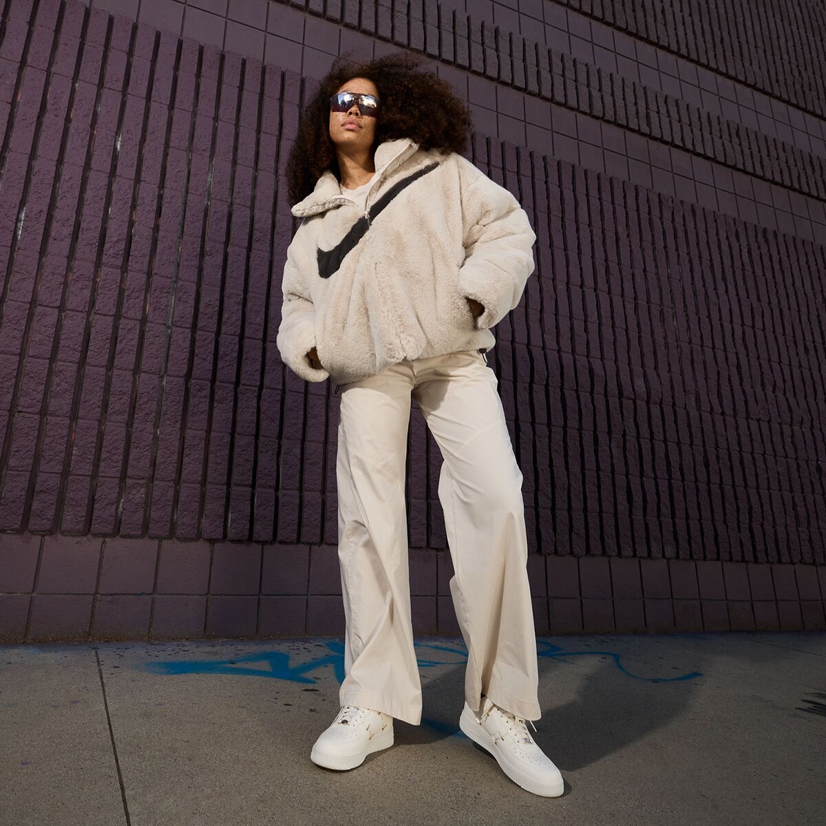 Sapatilhas Casual de Mulher Air Force 1 '07 LX Branco-9