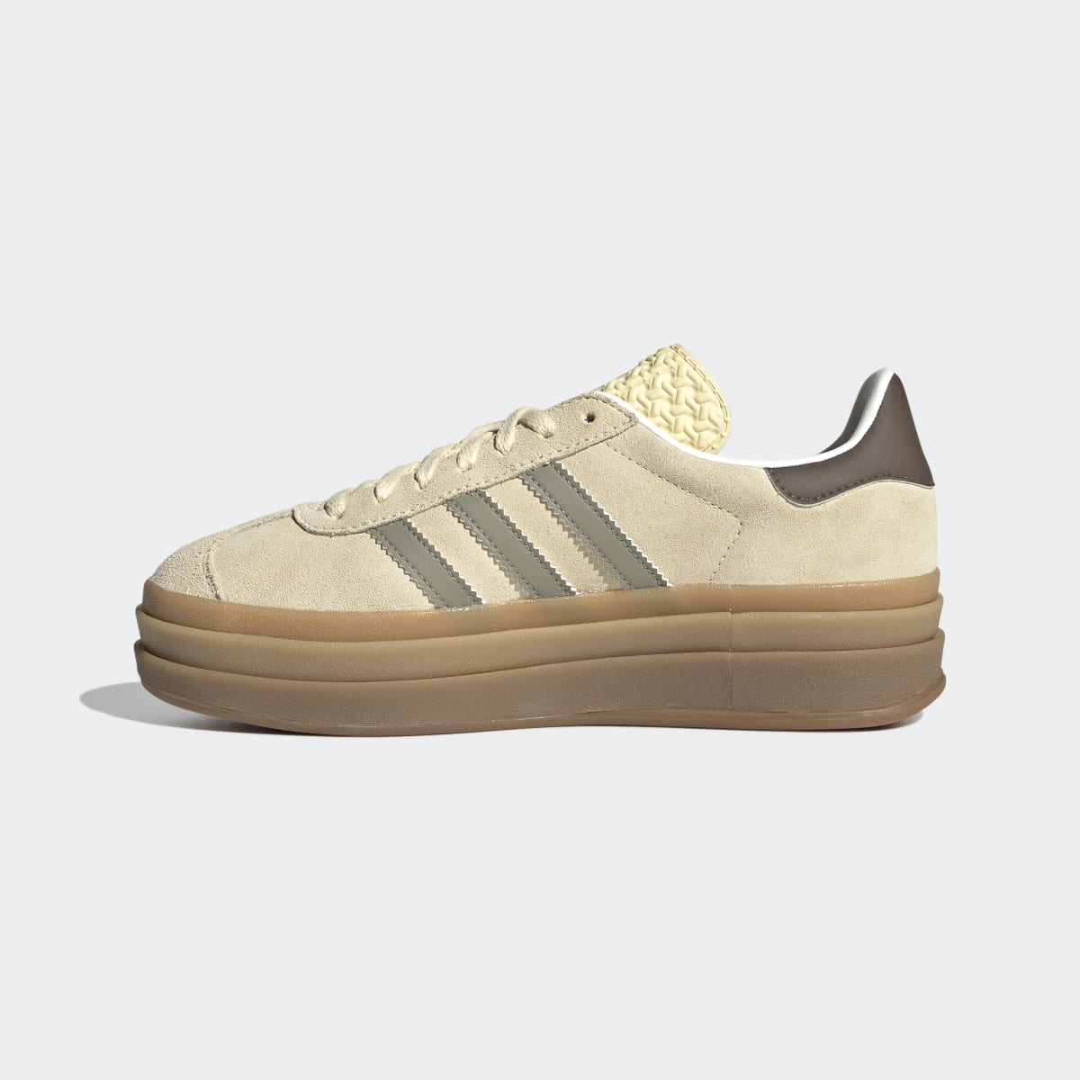 Sapatilhas Casual de Mulher Gazelle Bold W Originals Amarelo-4