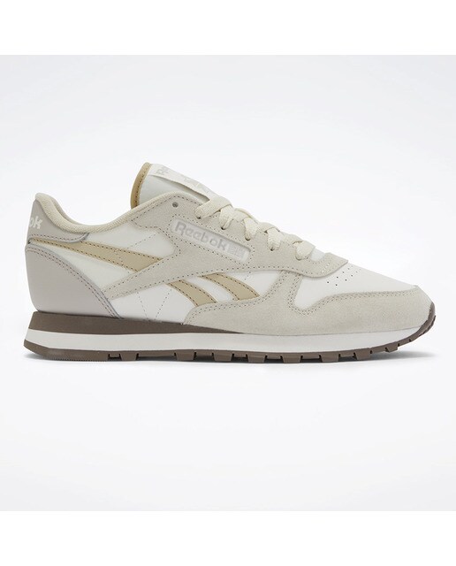 Sapatilhas Casual de Mulher Classic Leather Branco-1