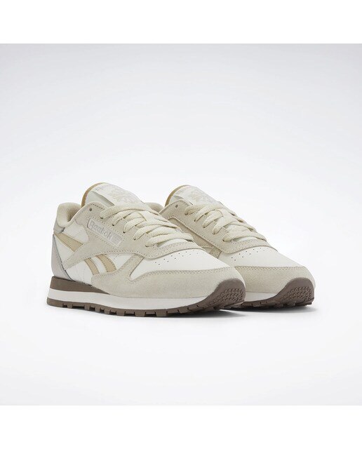 Sapatilhas Casual de Mulher Classic Leather Branco-2