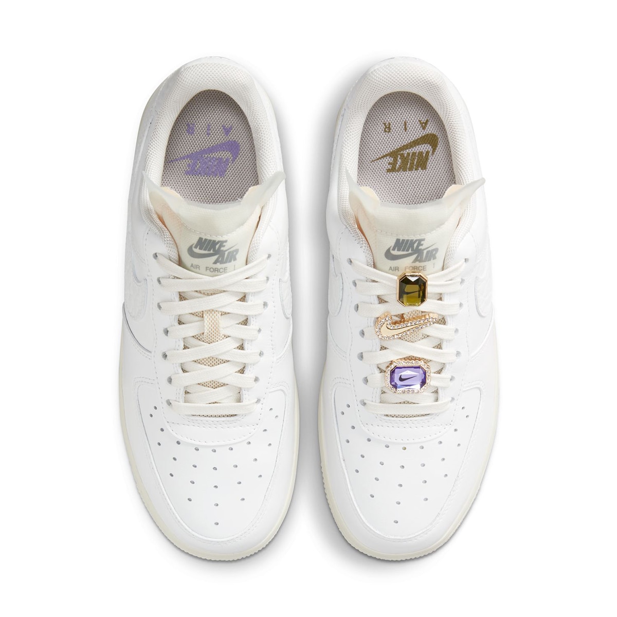 Sapatilhas Casual de Mulher Air Force 1 Low Premium Branco-3