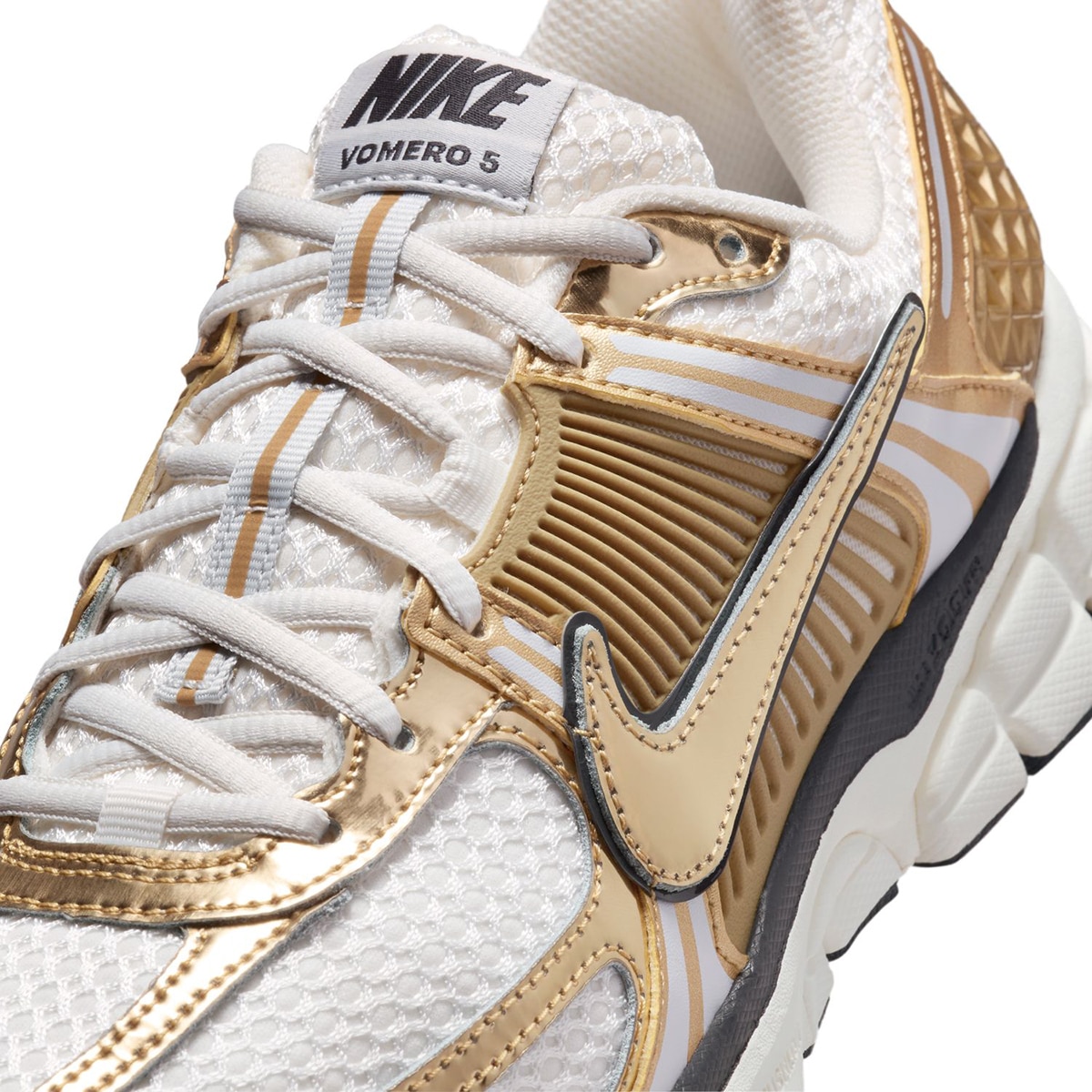 Sapatilhas Casual de Mulher Zoom Vomero 5 Gold Cinzento-7