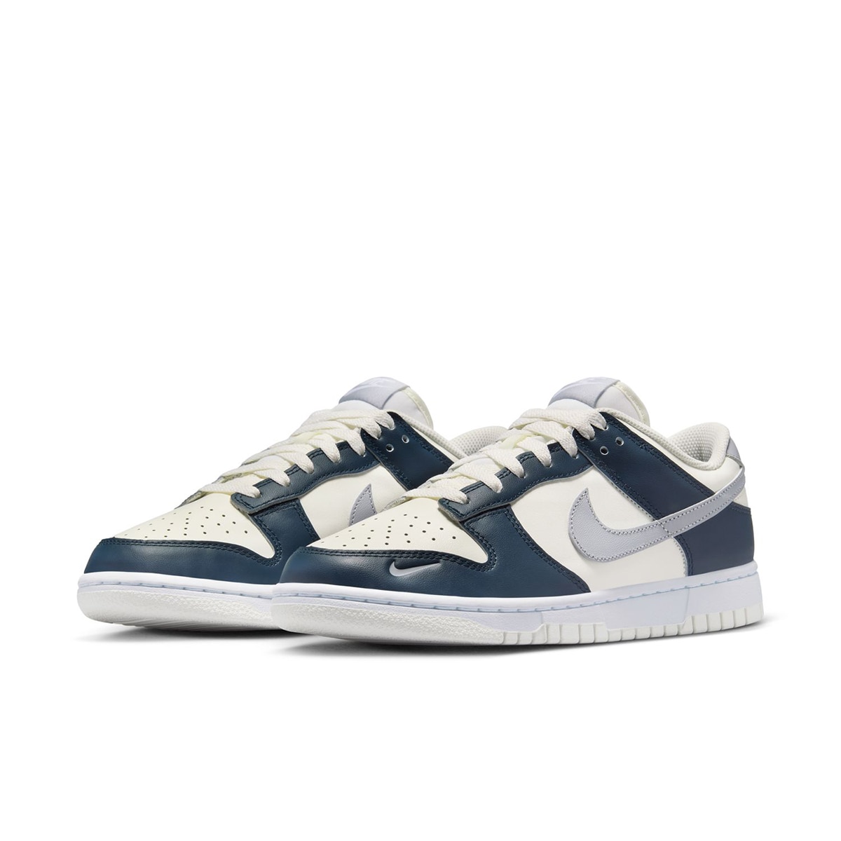 Sapatilhas casual de mulher Dunk Low Nike Branco / Azul-2
