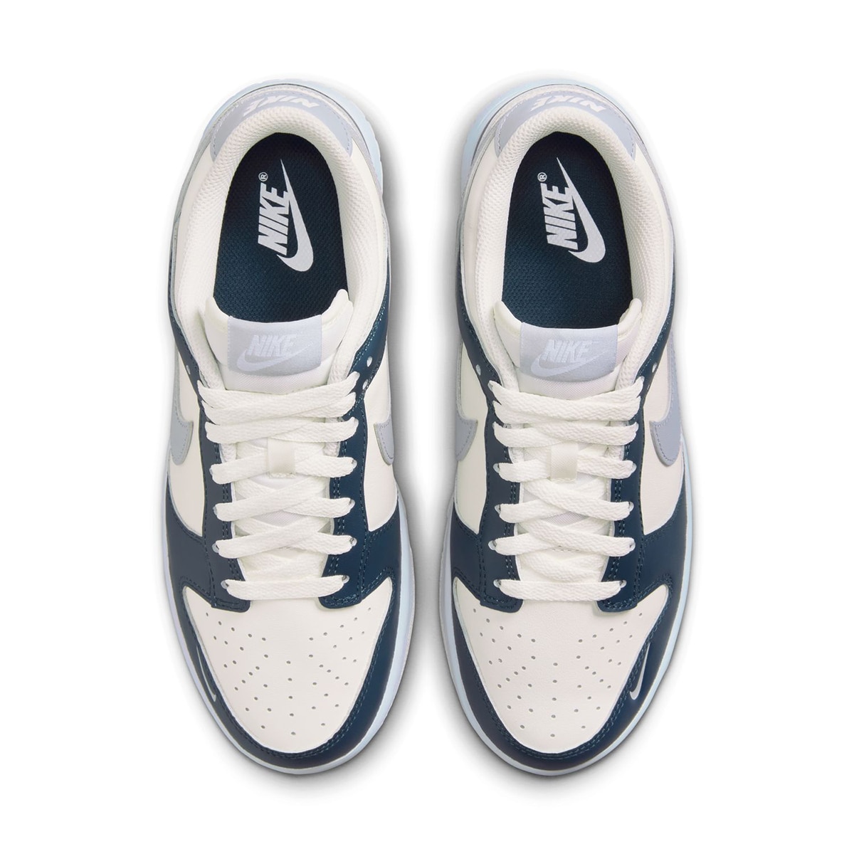 Sapatilhas casual de mulher Dunk Low Nike Branco / Azul-3
