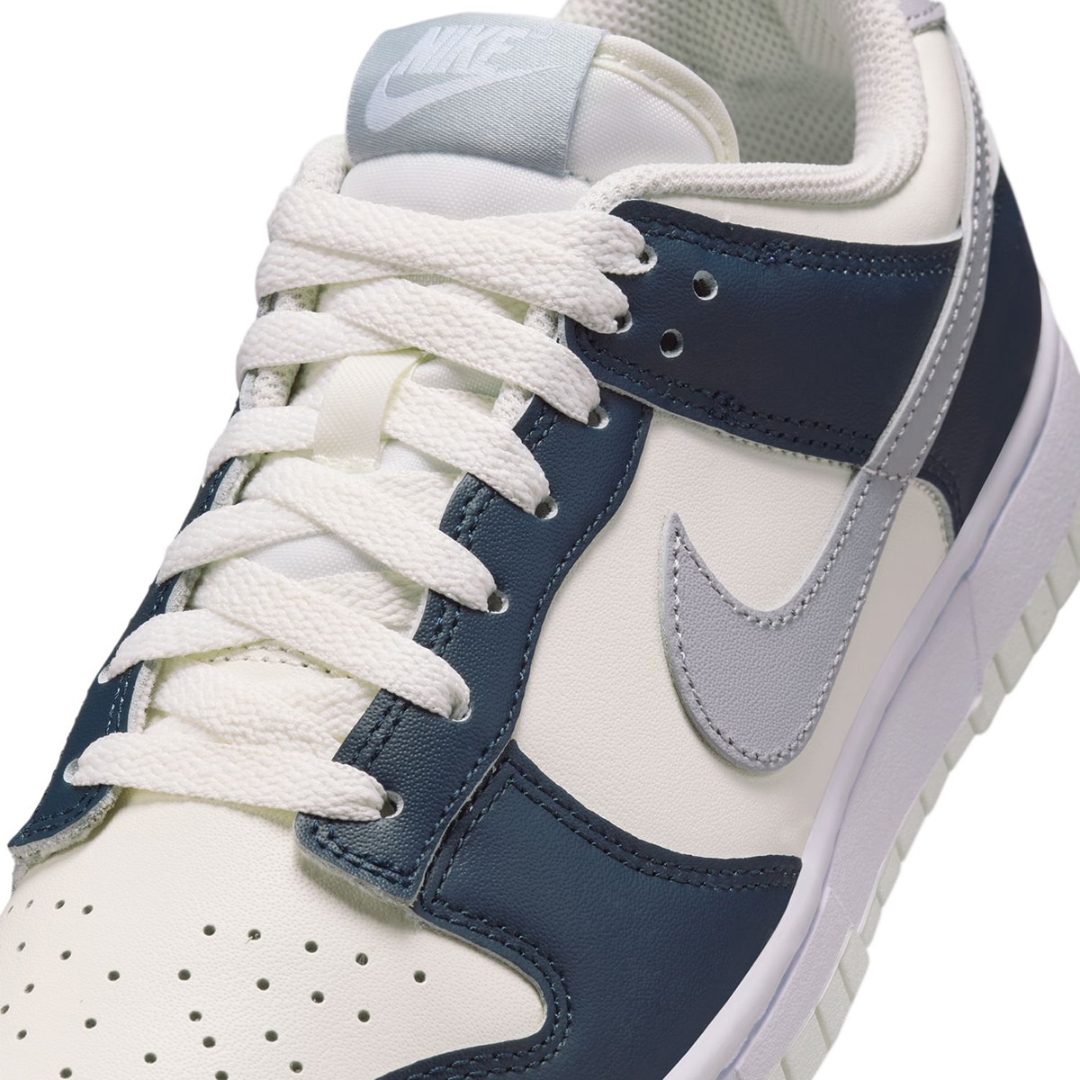 Sapatilhas casual de mulher Dunk Low Nike Branco / Azul-7