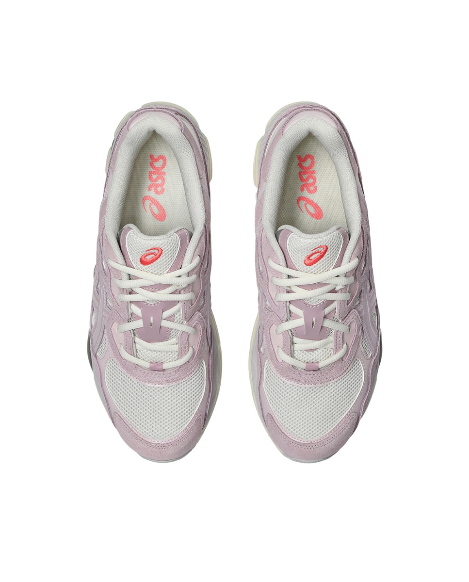 Asics GEL-NYC para mujer - Blanco / Rosa Blanco / Rosa-3