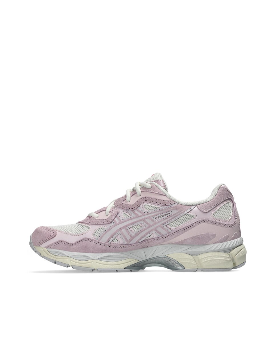 Asics GEL-NYC para mujer - Blanco / Rosa Blanco / Rosa-4