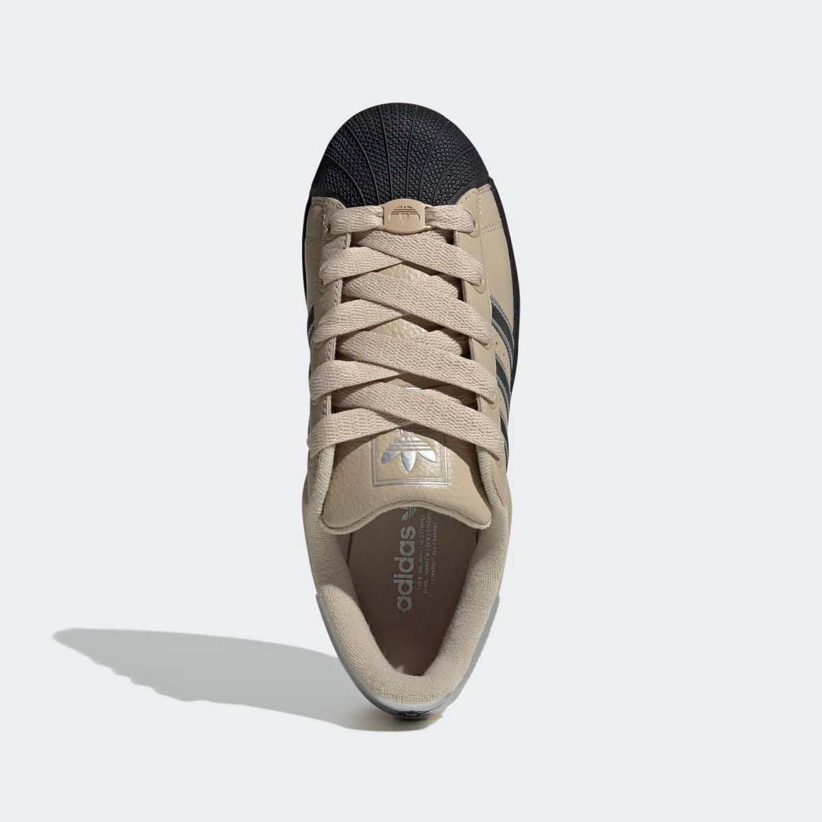 Sapatilhas casual de mulher Superstar Adidas Originals Bege-3
