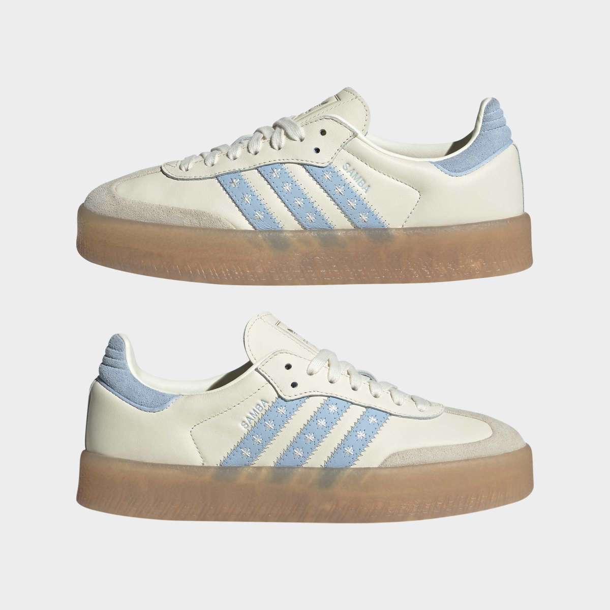 adidas gazelle silver green womens Adidas Samba LT Semi Blue Burst – Summersnkrs main image 1
