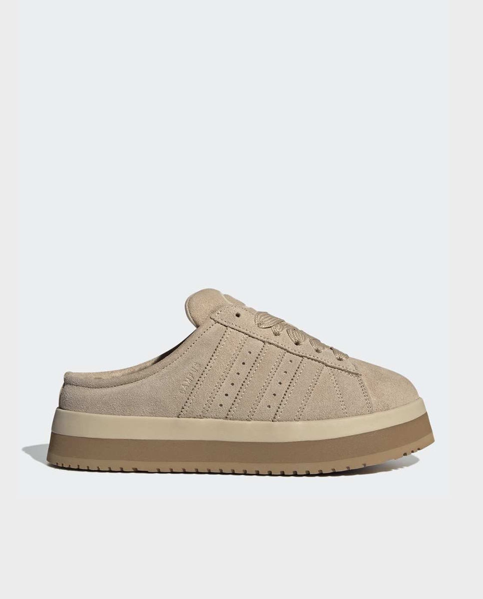 Sapatilhas Campus de Mulher Bege-1