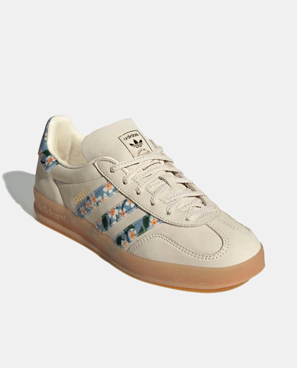 Adidas Gazelle para mujer Blanco-2