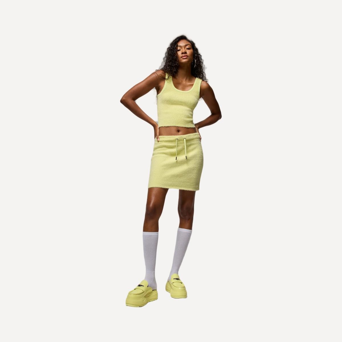Sapatilhas Casual de Mulher Air Jordan Mule Amarelo / Verde-9