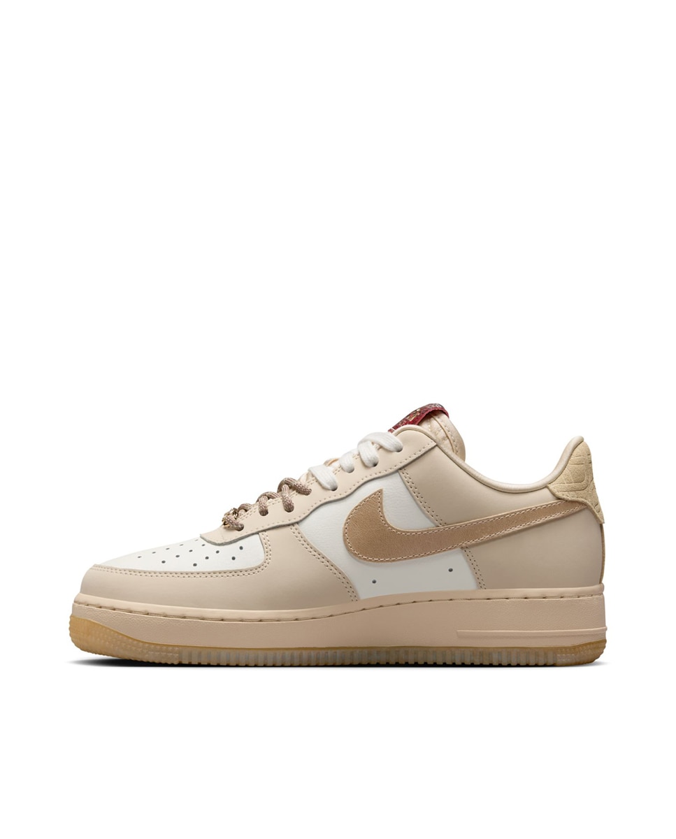 Sapatilhas Air Force 1 de Mulher Ouro-4
